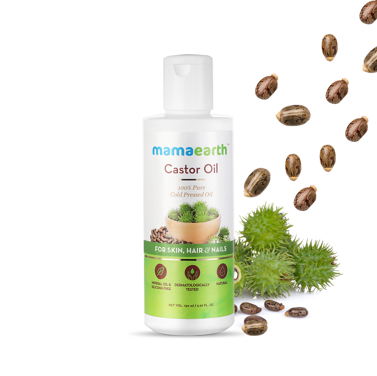 Buy Vcare Cold Pressed Extra Virgin Coconut Oil for Hair & Skin  Care|Newborn Baby Massage Oil for Kids| Ideal For All Type Skin & Hair  Growth Oil for Men & Women|Plastic Bottle