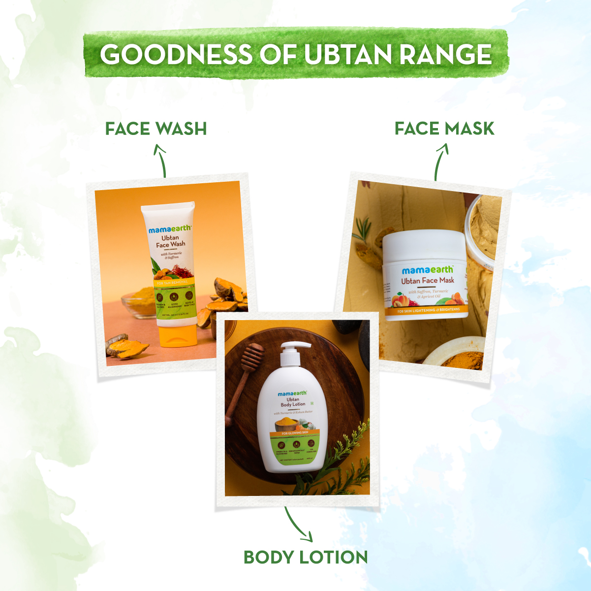 Mamaearth ubtan on sale face wash